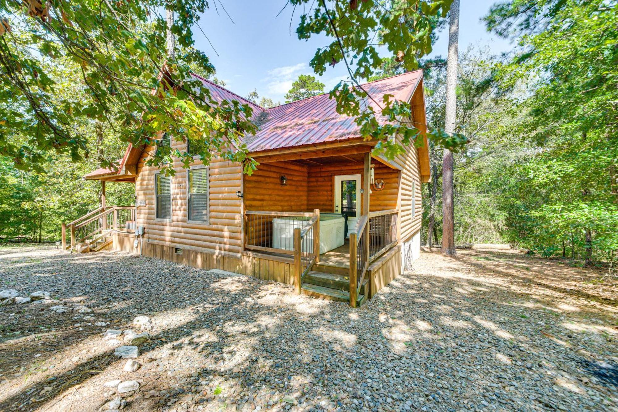 Broken Bow Rental Cabin With Hot Tub And Bar Buitenkant foto