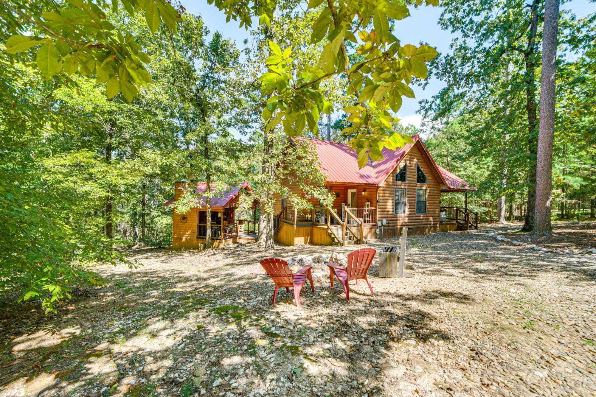 Broken Bow Rental Cabin With Hot Tub And Bar Buitenkant foto