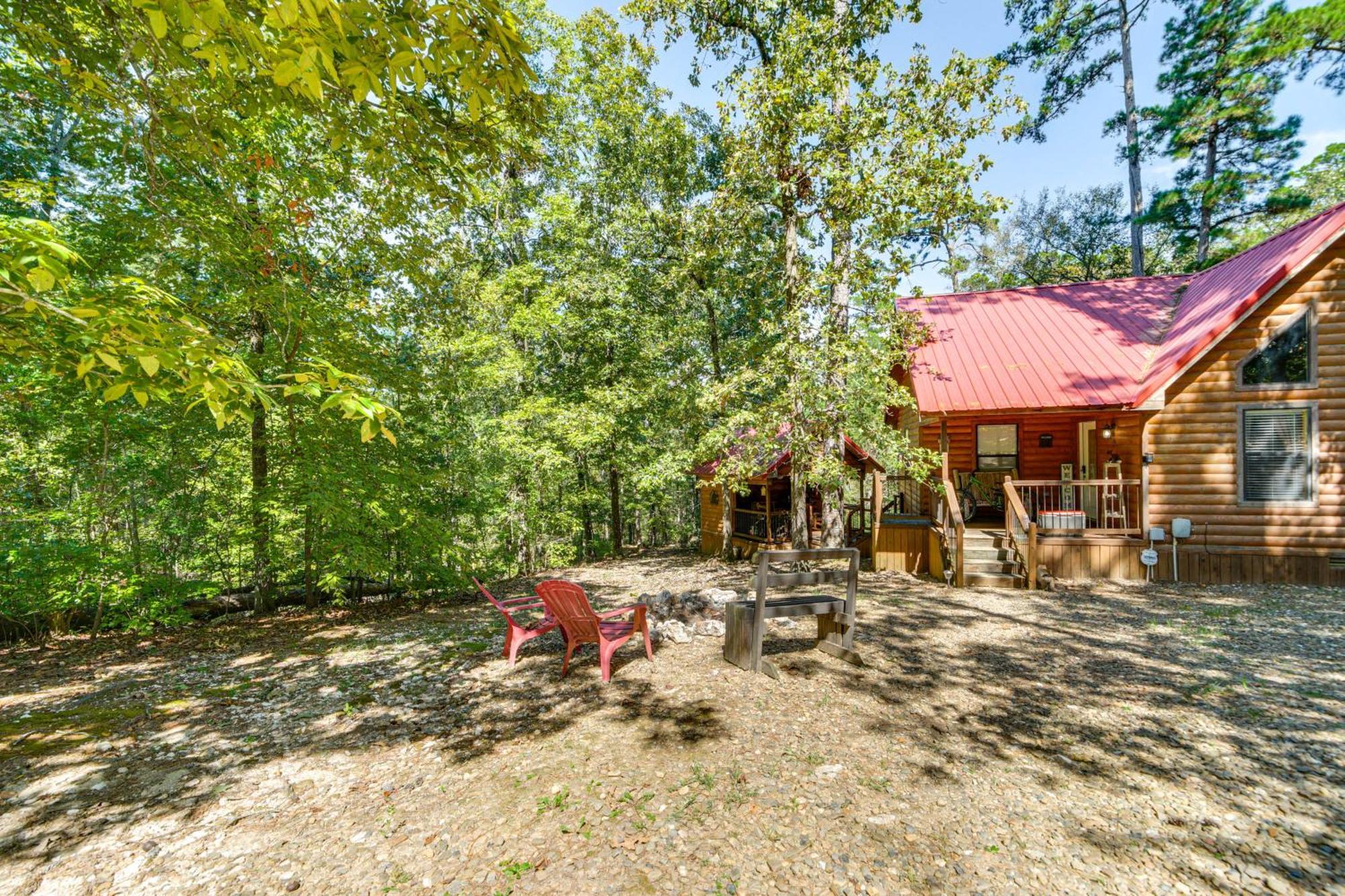 Broken Bow Rental Cabin With Hot Tub And Bar Buitenkant foto